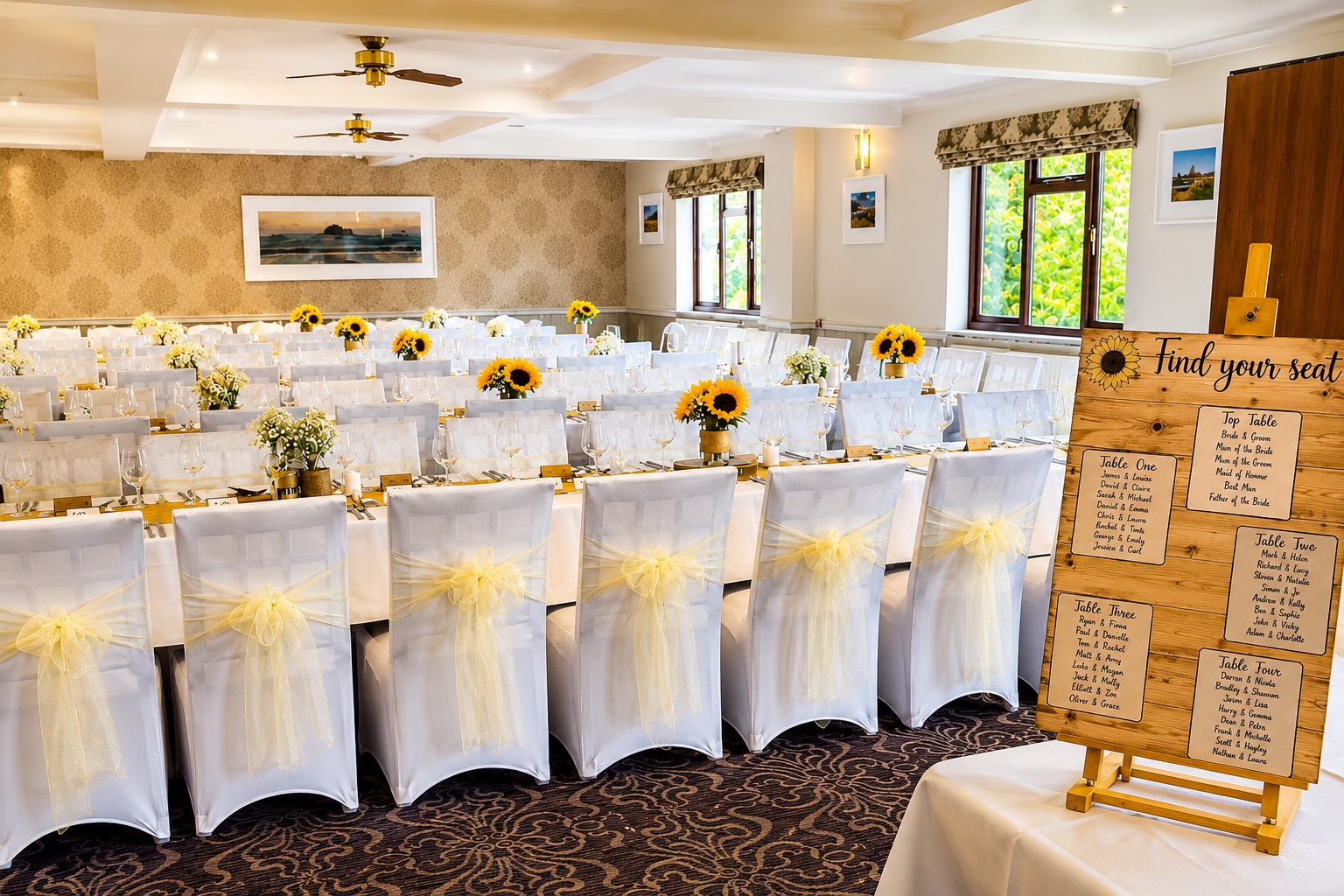 Wedding reception at The Griffin Newquay