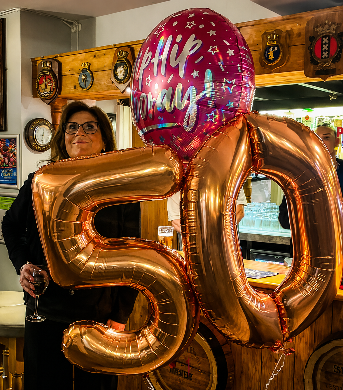 50th birthday celebration at The Griffin Newquay