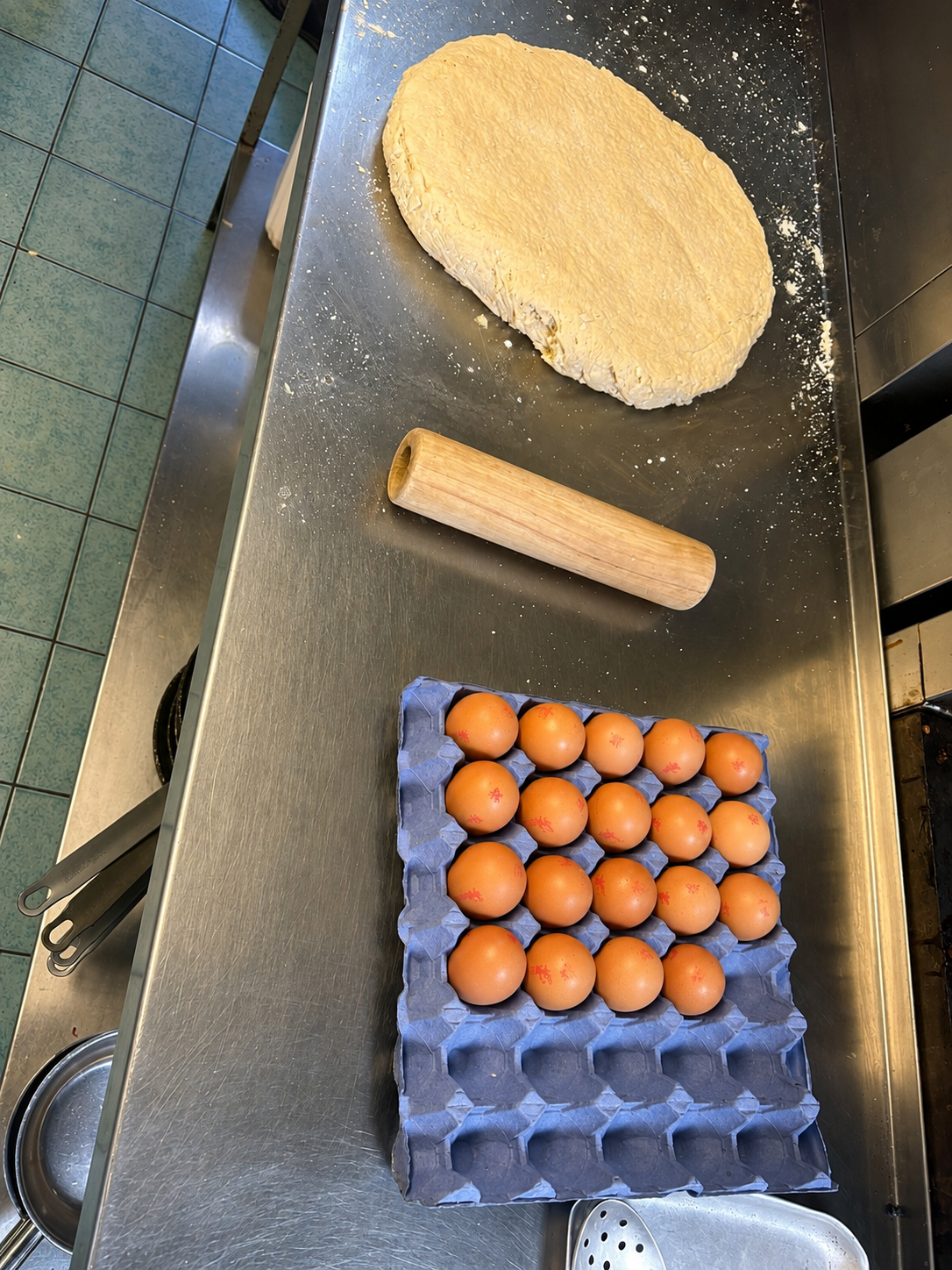 Fresh buffet prepared in The Griffin kitchen