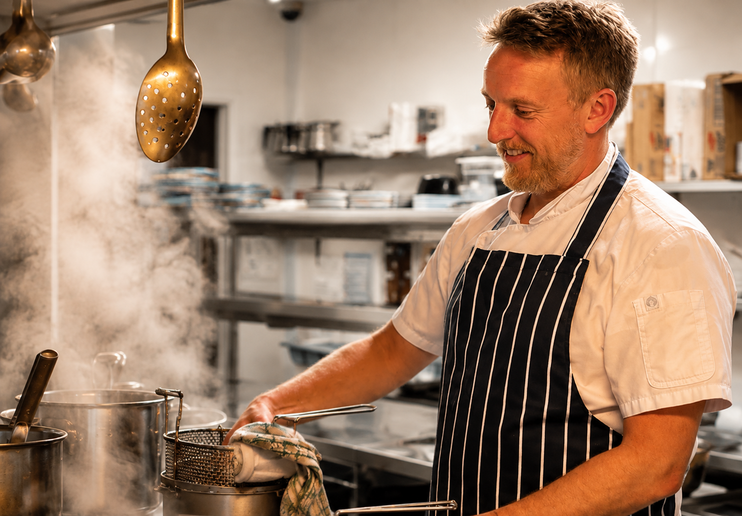 Simon Head Chef at The Griffin Newquay