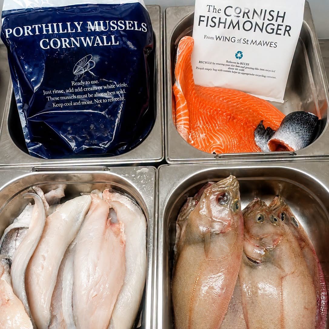Fresh local ingredients at The Griffin Newquay