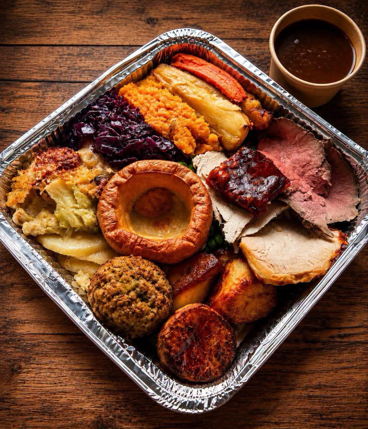 Giant Sunday Carvery takeaway from The Griffin Newquay