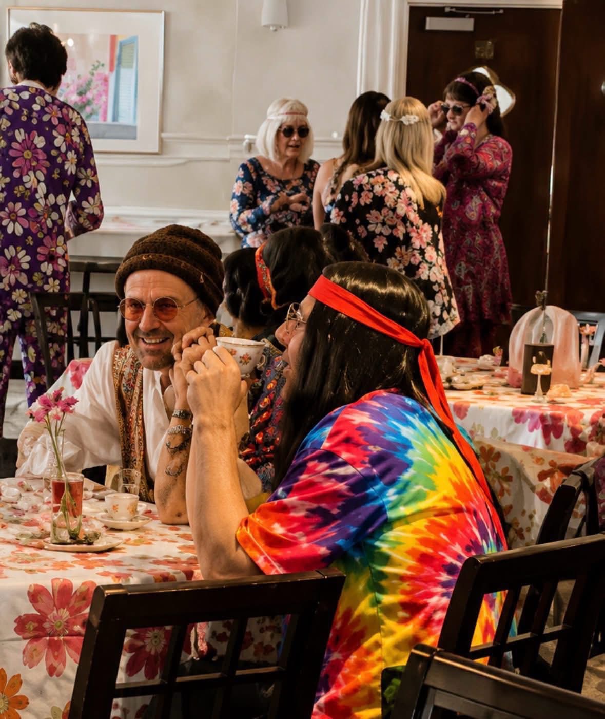Sixties themed party celebration at The Griffin Newquay
