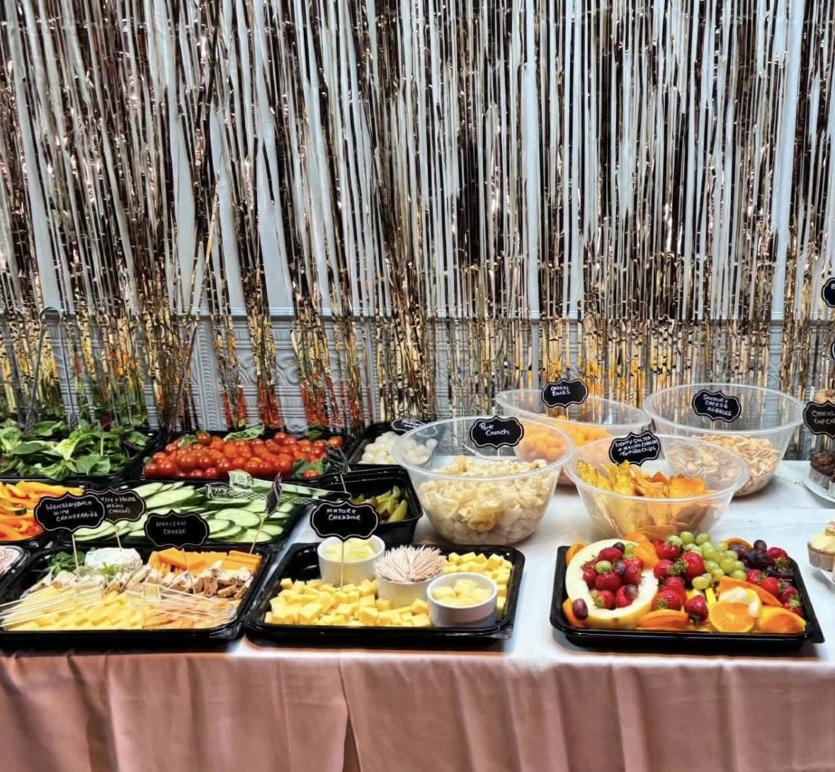 Function buffet at The Griffin Newquay