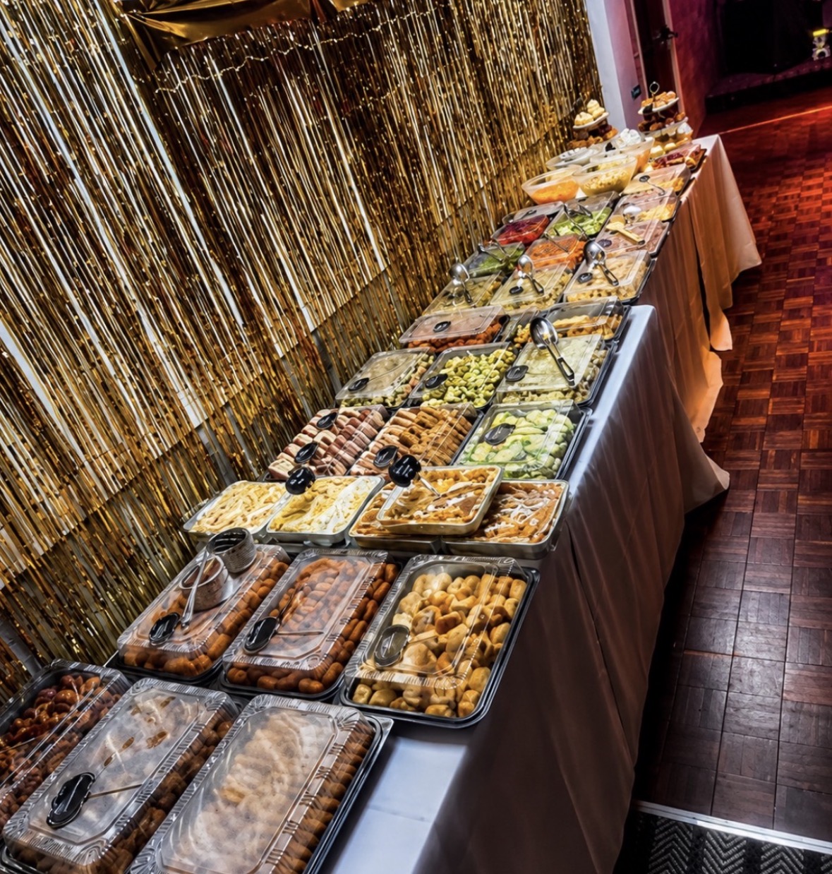 Buffet food for a private function at The Griffin Newquay
