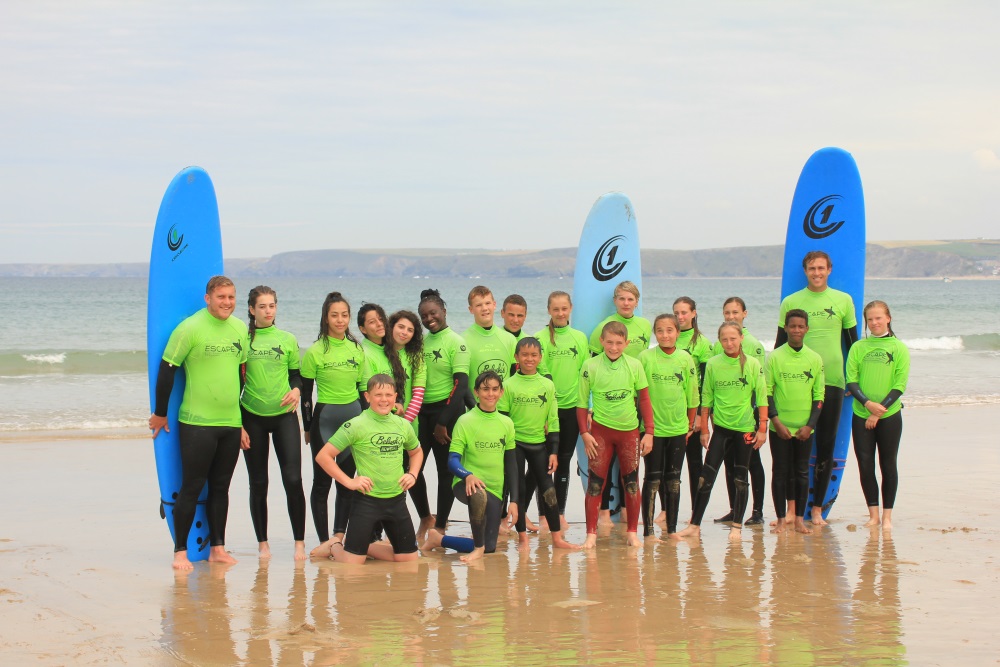 Escape Surf School Newquay surfing lesson